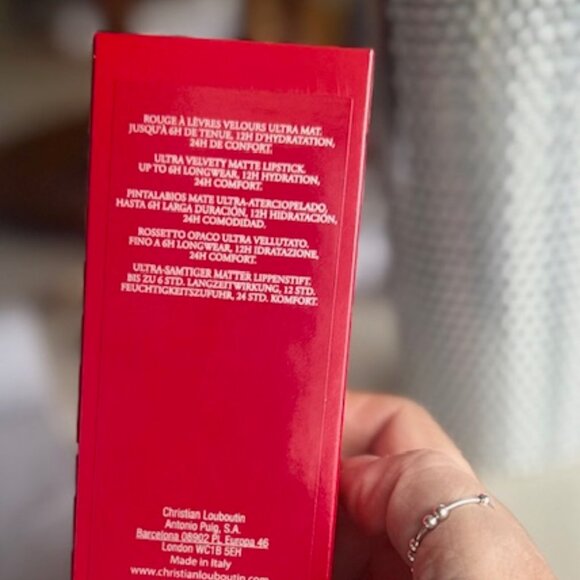 Christian Louboutin Rouge Velvet Matte Lipstick (In Box and Plastic) - Picture 11 of 12